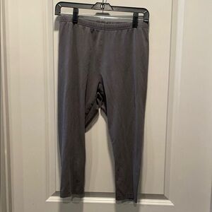 J. Jill Gray Leggings Medium Petite Pima Cotton Full Length